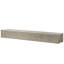 72 po Home Good Décoration - Bois rustique gris et tablette flottante