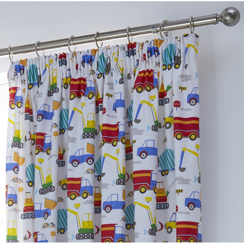 Judge Room Darkening Curtain Panel Pair, Width 168 x Drop 183 cm
