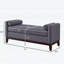 Élégant banc rembourré avec 2 coussins-965811933