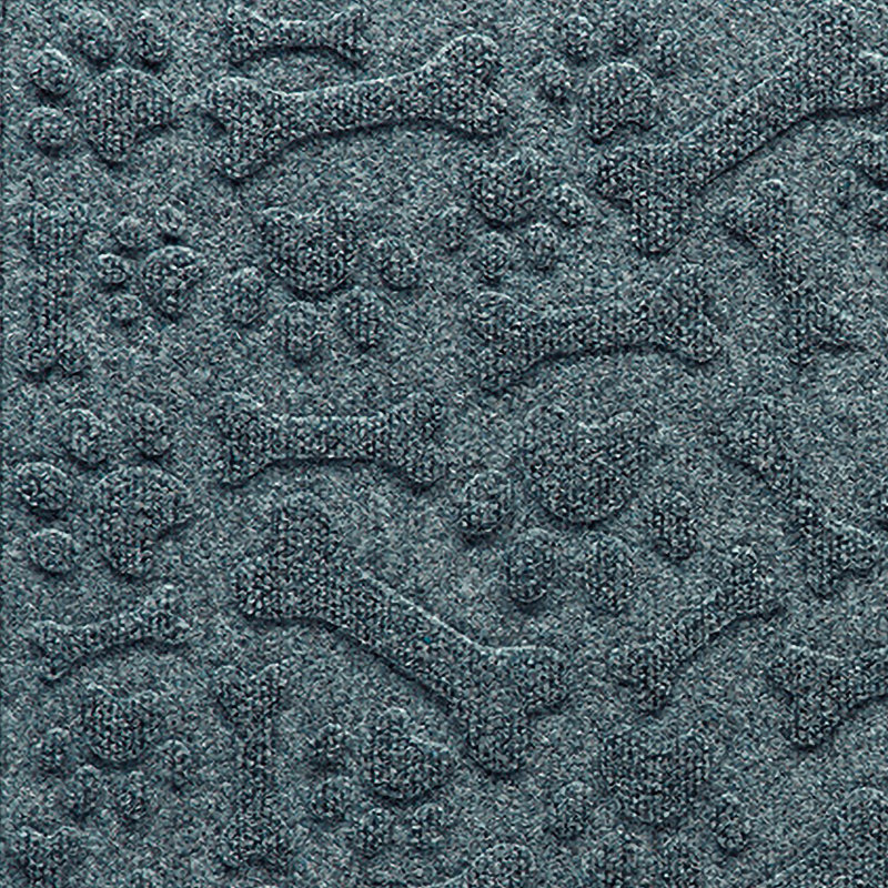 Tapis d'extérieur pour animaux 18 po x 28 po WaterHog® Paws & Bones, Pierre bleue, L 18 po x l 28 po