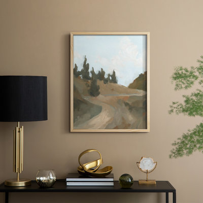 Reproduction d'art encadrée West Trail