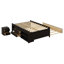  Structure de lit double Altona avec lit gigogne, 2 tiroirs, tablettes et table de chevet-1146151773