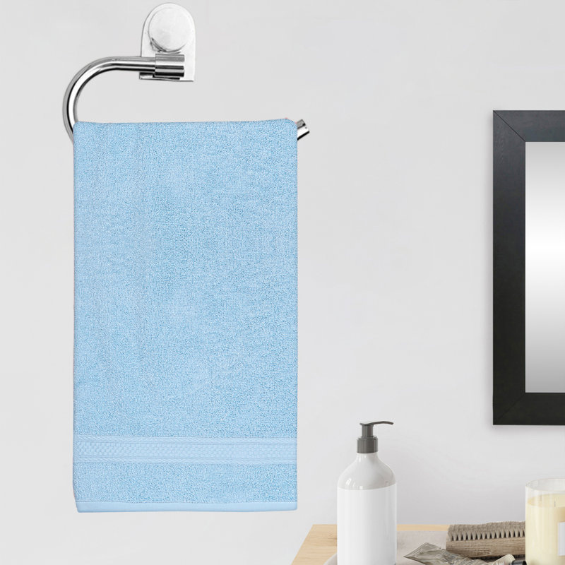 Navjoot - A1HC Premium Hand Towel Set Ultra Soft Quick Dry Soft Highly Absorbent Pack of 6, Chambray Blue
