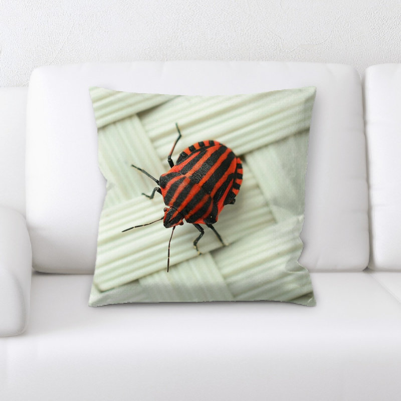 Coussin décoratif à rayures