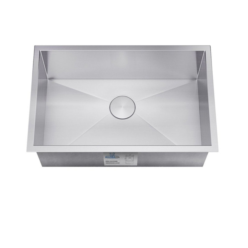 Évier de cuisine encastrable 23 po x l 18 po avec crépine