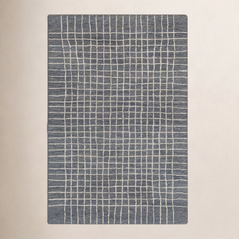 Rectangle Marmee Wool Area Rug, Rectangle 9' x 12'
