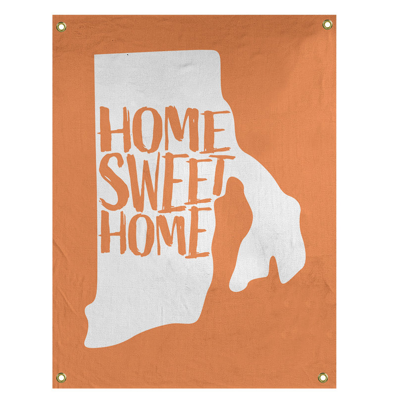 Tapisserie murale island rhode pour îlot home, H 36 po x l 26 po, Orange