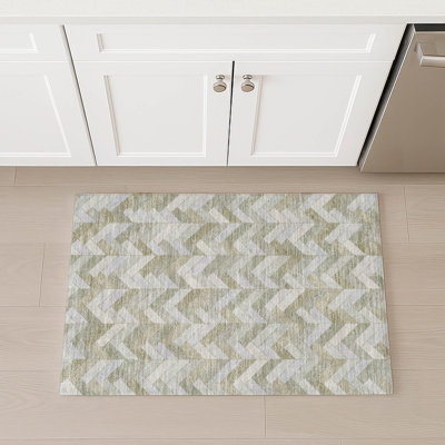 Machine Washable Indoor/Outdoor Matteson ACN2297 Geometric Rug