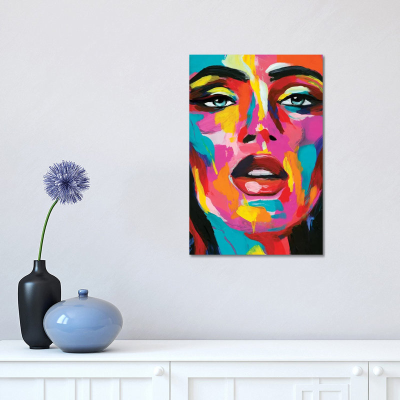 Prismatic Pout II by Annie Warren - Wrapped Canvas Gallery-Wrapped Canvas Giclée, 30.48 cm H x 45.72 cm W