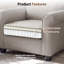 Chaise à accoudoirs roulés 37 po-81828246