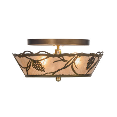 Mica Semi Flush Mount