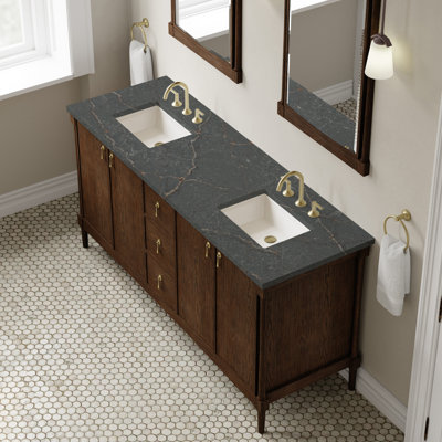 Kinnsden 72" W Double Vanity