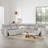 Phillipsburg 6 - Piece Upholstered Power Recliner Sectional Sofa with Storage Console 