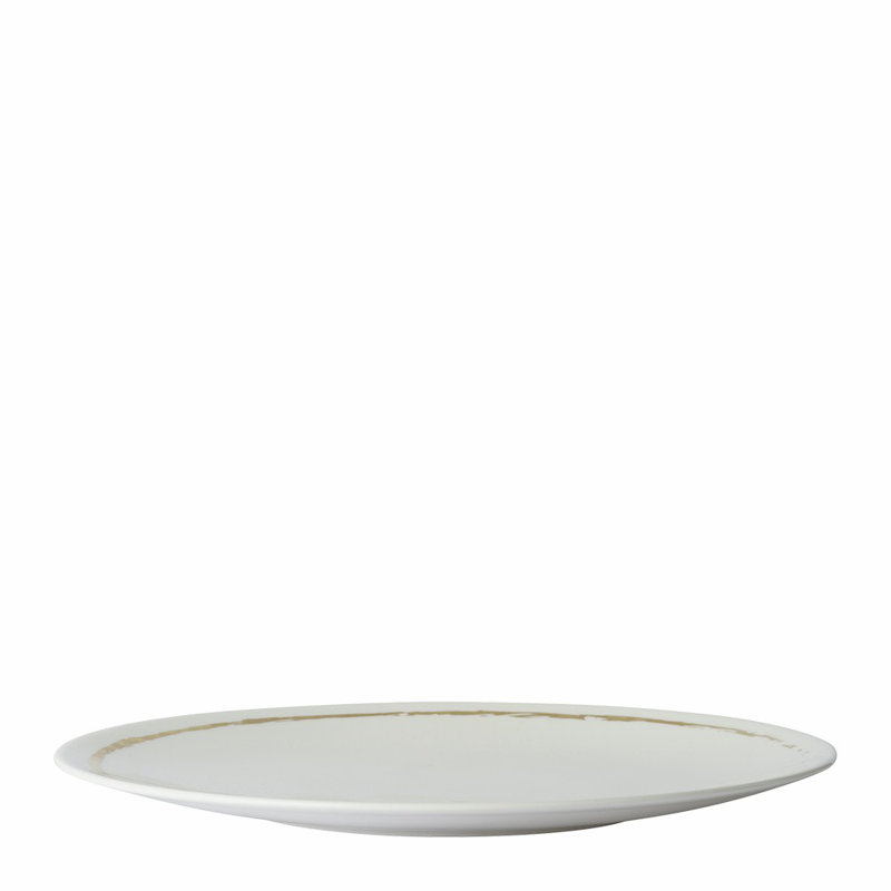 Sketch Handmade Bone China Dinner Plate, Chalk
