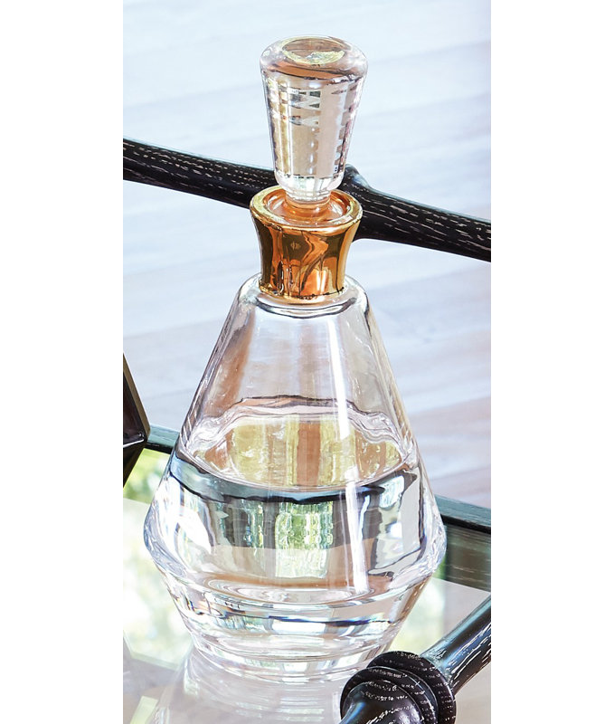 Prism Decanter-Gold
