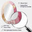 Miroir mural ovale rose sur métal rose-328547211
