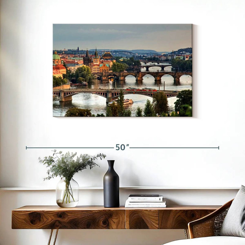 Rorry View Of Prague, 24" H x 36" W