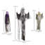 HOMCOM Life Size Hanging Skeleton Halloween Decorations, 90/110/170cm