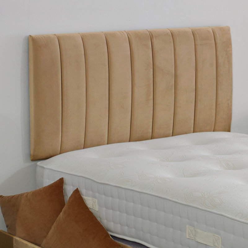 Upholstered Bed with Mattress, Mink, Super King (6')