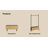 Paloma 36" Modern Metal Accent Storage Bench Upholstered with Linen Weave in Light Oak