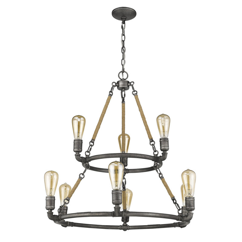 Thorsby 9 - Light Dimmable Tiered Chandelier