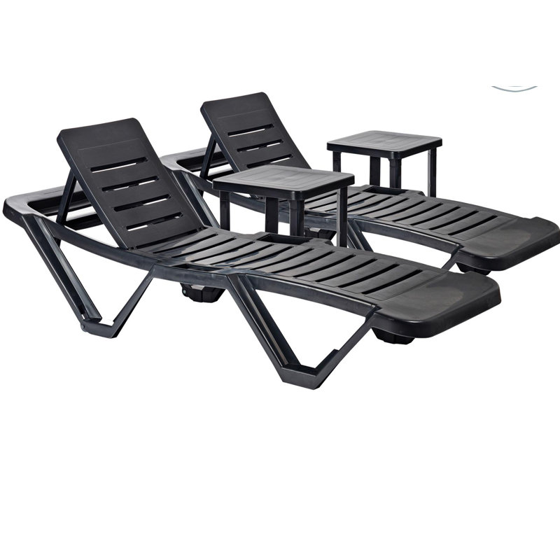 Resol - Master Sun Loungers & Side Tables, Grey
