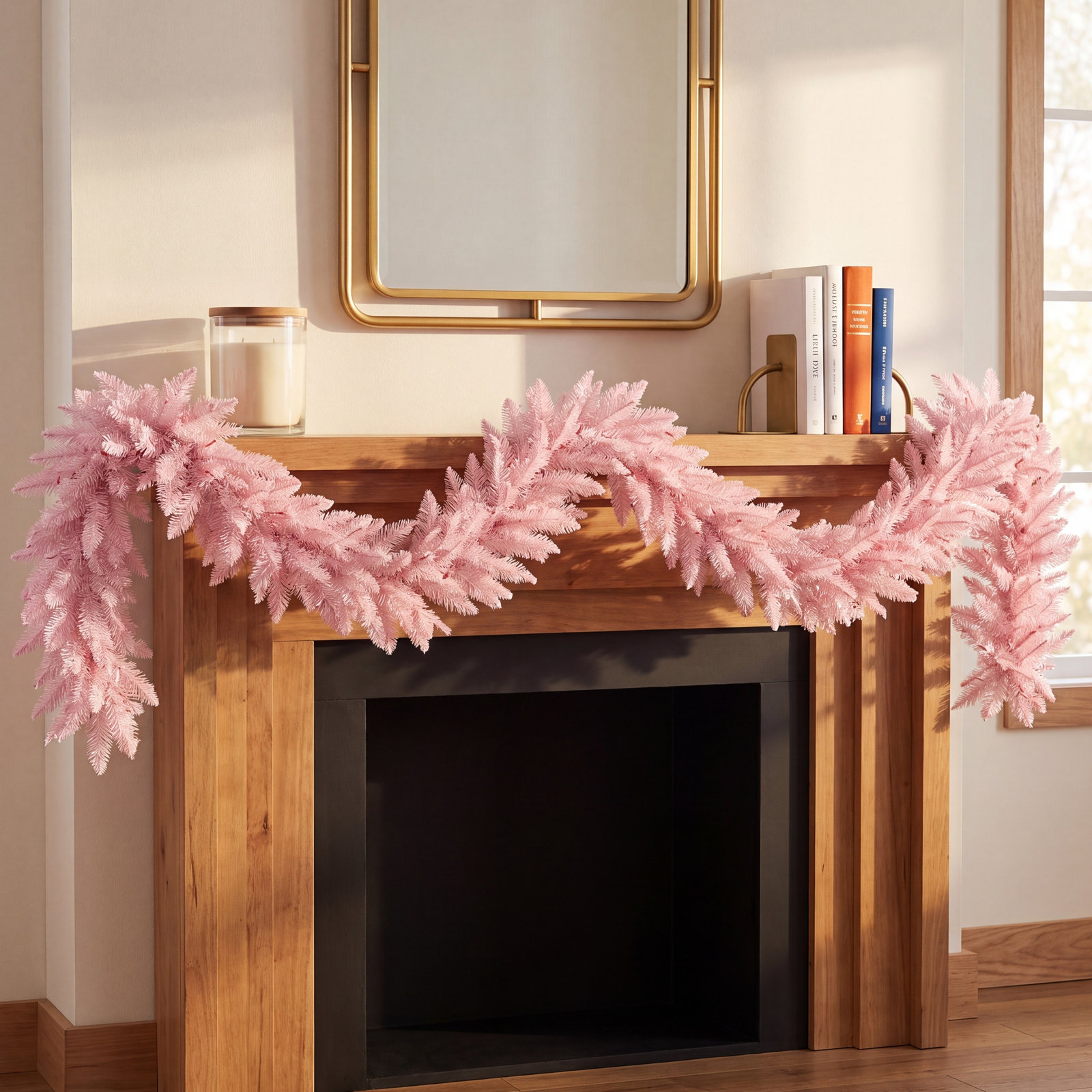 108'' in. Faux Fir Garland