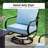 Argirios Metal Patio Swivel Chair with Cushions (Set of 2)-98426090