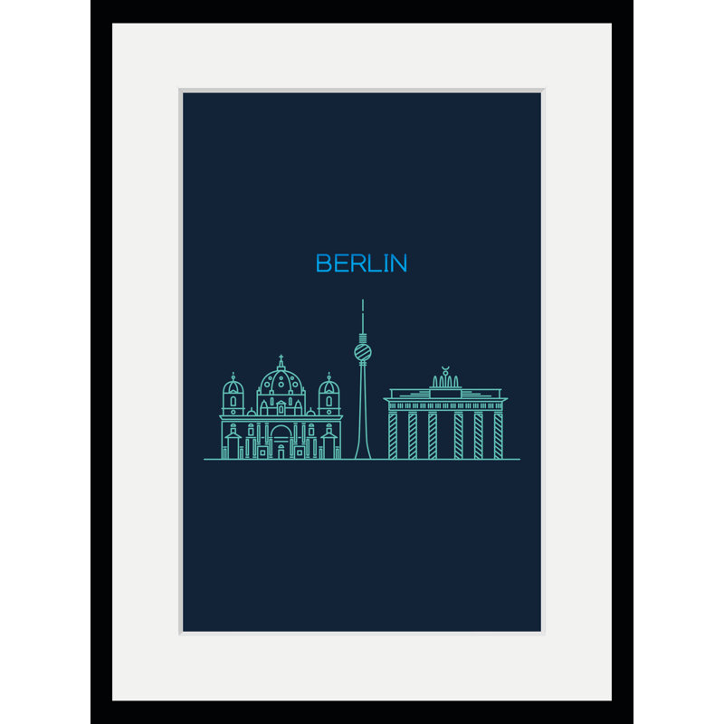 Berlin Skyline - Single Picture Frame Print
