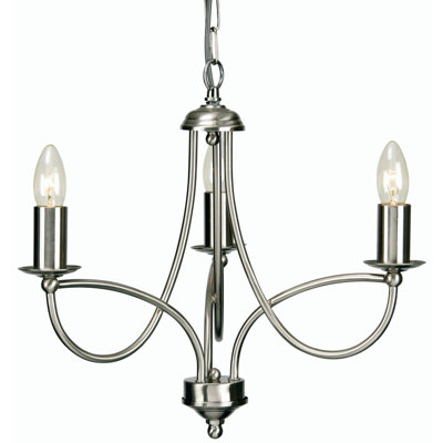 Mill 3 - Light Candle Style Chandelier