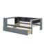 Lit plateforme double avec tablettes, tiroirs et tête de lit tapissier-1601352499-1601352498