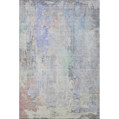 Premium Machine Washable Kelton AMF1233 Abstract Rug