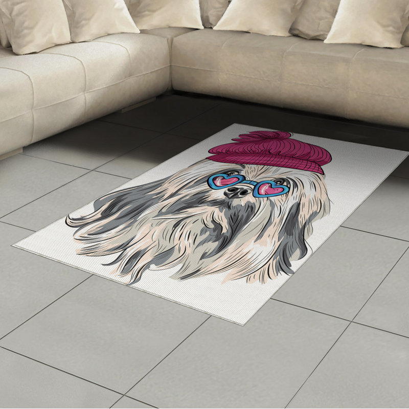 Tapis décoratif Indie High Density, Rectangle— 4 pi x 5 pi 8 po