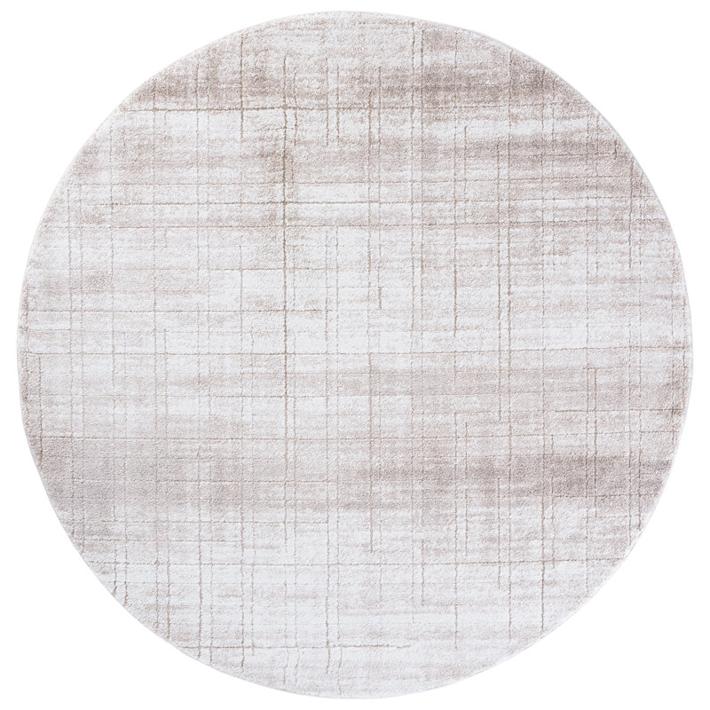 Northport Performance Abstract Rug, Round 6'7"