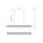 Luminaire suspendu linéaire 42 po Maris-526825550