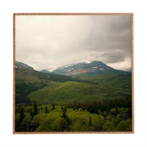 Stupell Industries Montana Travel Fly Fishing Lake Mountains Landscape  Graphic Art Gray Framed Art Print Wall Art, Design by David Owens  Illustration 