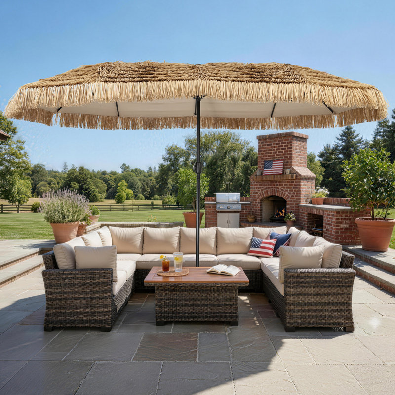 Parasol de patio 13 pi 13 pi