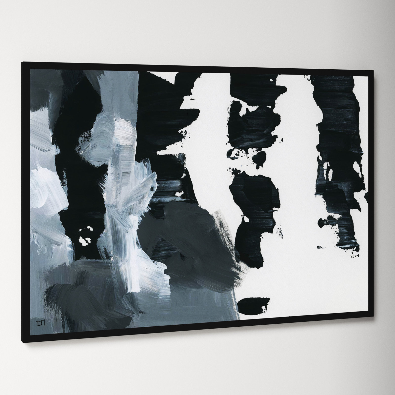 Abstract Pronto Paint, 38" H x 54" W x 1.5" D