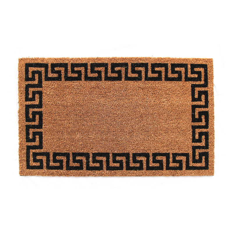 Non-Slip Geometric Indoor Doormat, Large