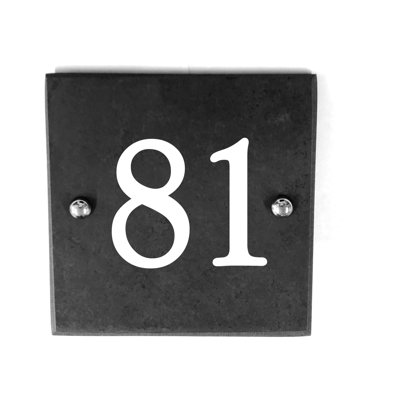 Driggs 15cm H Slate House Number