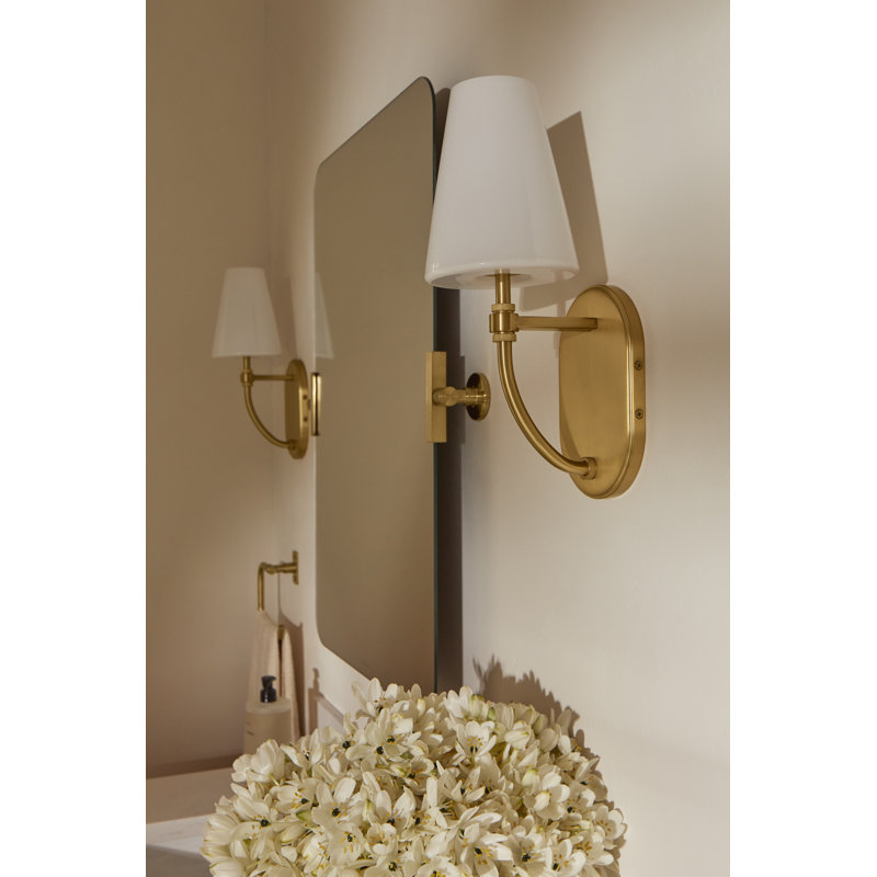 Kernen By Studio McGee One-Light Sconce, Polished Chrome