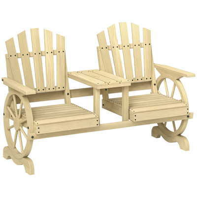 Banc de jardin Outsunny