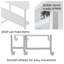 Petit bureau pliable empilable pour petits espaces