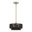 Luminaire suspendu en laiton antique 1 lumière Colas-122725078-122725079