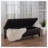 Ottoman Bench With Storage,Rubber Wood Legs-718034639