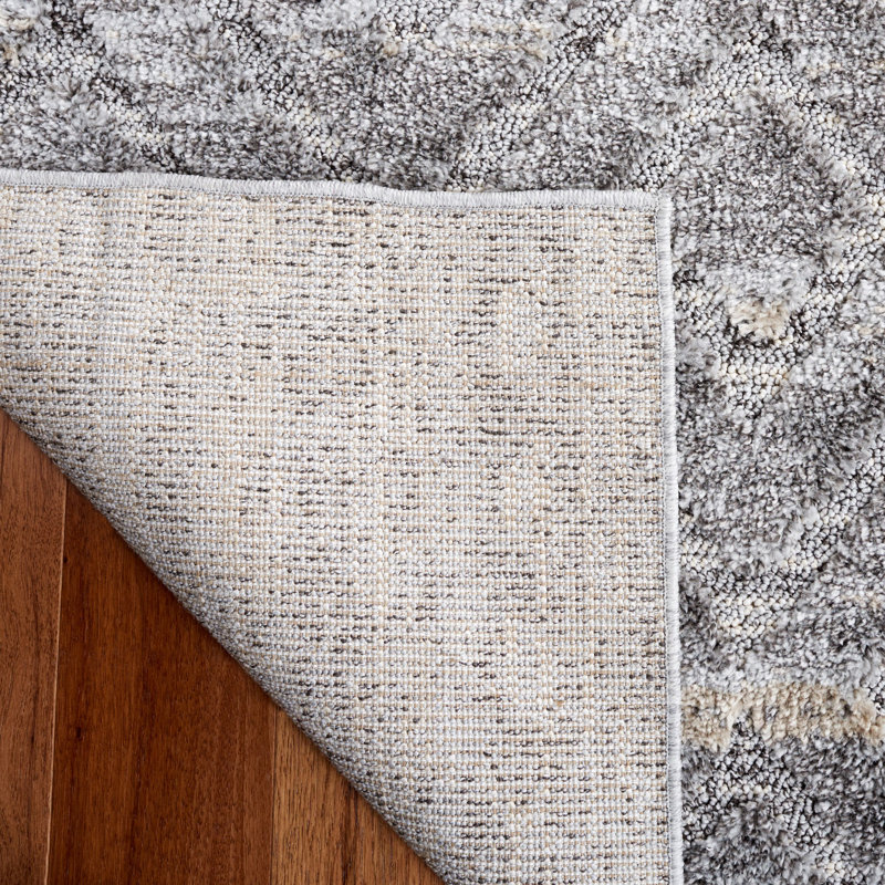 Tapis gris foncé / gris clair Lucia