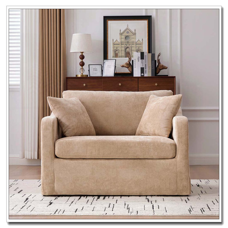 Fauteuil d'appoint en chenille, Non, Blé