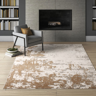 Tapis abstrait gris