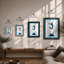 Leap Into Blue Modern - Print-384748555-384748564