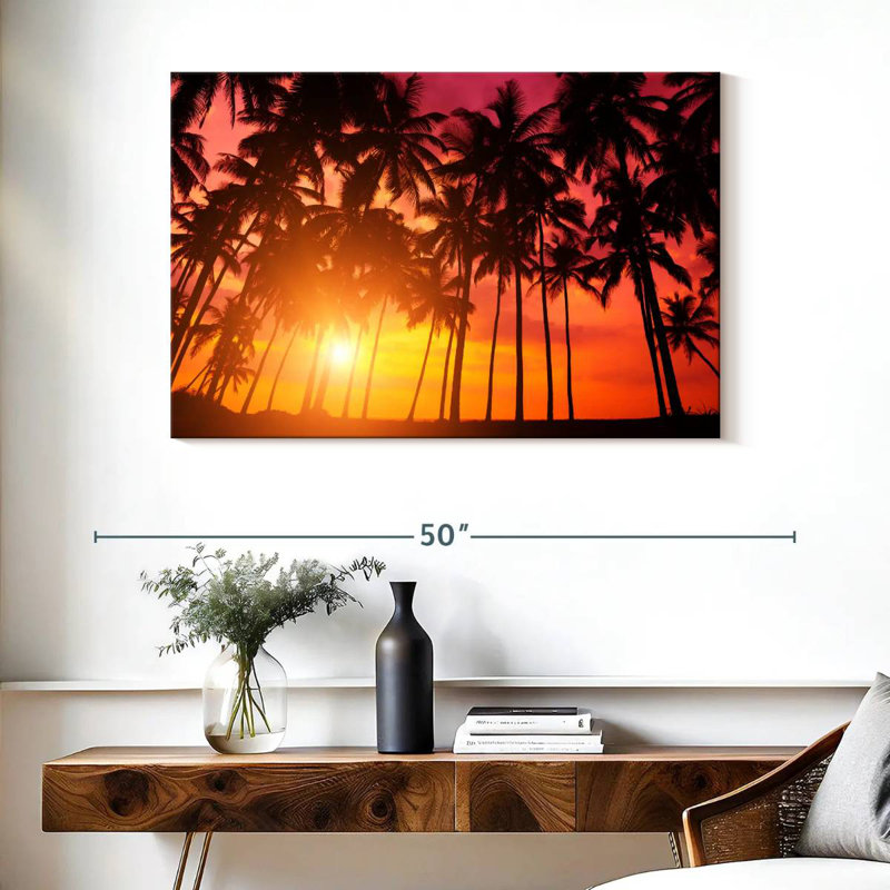 Harnek Palm Trees At Sundown